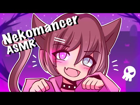 Nekomancer Raises You From The Dead! | ASMR Roleplay F4A (neko girl, whispers & onomatopoeia) ♥