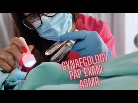 ASMR GYEANECOLOGY EXAM /PAP TEST  MEDICAL SLEEP AID