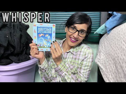 ASMR Whisper Reading Book (Page Turning)