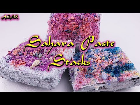 ASMR Satisfying Sahara Paste Stacks - Relaxing ASMR Sleep