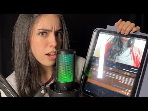 ASMR- reagindo ao meu primeiro vídeo de ASMR