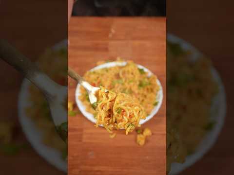 🔥 ASMR Viral Masala Maggi | Street Style Tadka | Satisfying Slurp Sounds #shorts #asmr #maggi