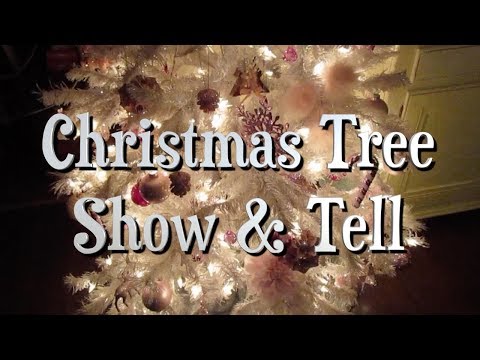 Christmas Tree Show & Tell 🌸🎄🎀  Ear to Ear Whisper (12 Days of ASMR)