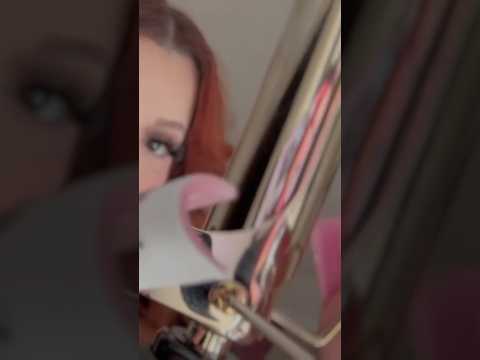 Curling your hair ASMR No Talking ✨ #asmr #shorts