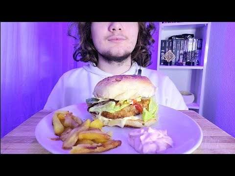 ASMR EV YAPIMI BURGER MUKBANG 2 | TÜRKÇE ASMR 🍔🍟 NO TALKING