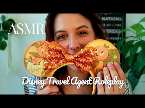 ASMR Magical Disney World Travel Agent Roleplay | Let's plan your trip to Disney World | Soft Spoken