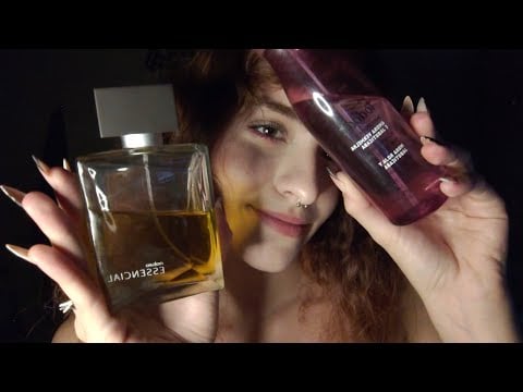 Asmr mostrando minha coleção de perfumes part 2