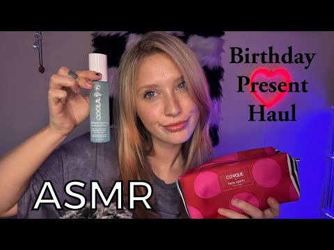 ASMR Birthday Present Haul! 🎁