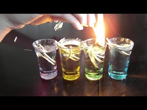 ASMR Lighting Matches & Putting Them Out in Water (NO TALKING)