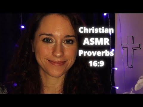 Christian ASMR✝️Repeating Proverbs 16:9 w/ Hand Movements