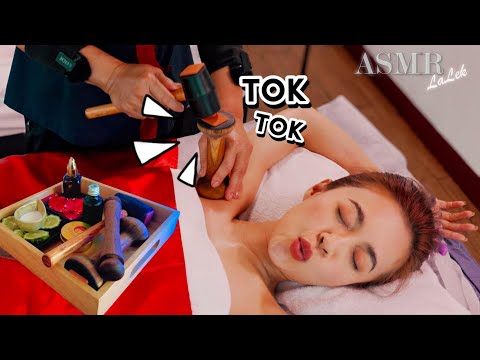 ASMR TOK SEN + Oil Massage | Thai Massage Fusion (Unintentional ASMR)