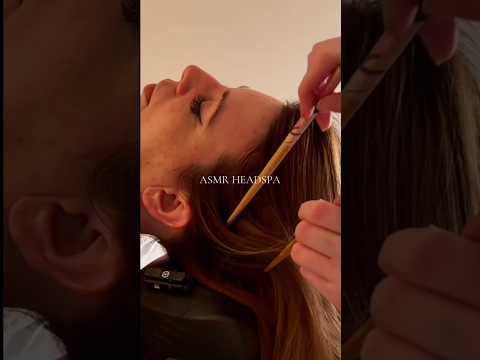 ASMR soft spoken Real Person Head Spa for Deep Sleep 🌙 Relaxing Scalp Massage & Waterfall Halo