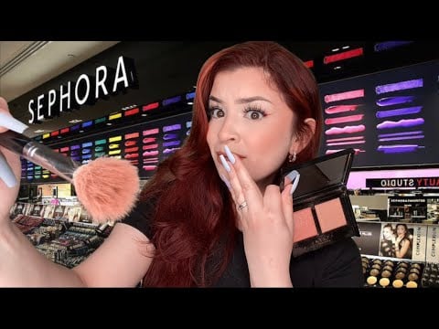 ASMR sephora employee does your makeup (part 2) 😤
