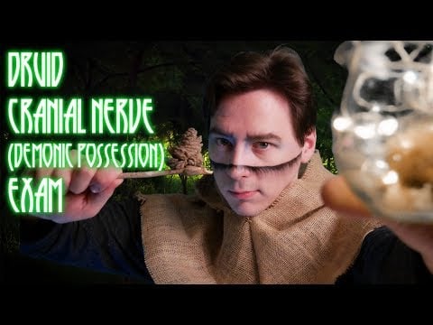ASMR Druid Cranial Nerve Exam 🍂 Fantasy Roleplay 🍃