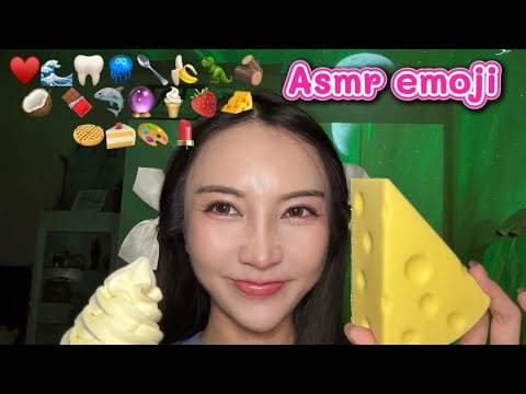ASMR Emoji Challenge อิโมจิสีสันสดใส เสียงผ่อนคลายสุดละมุน