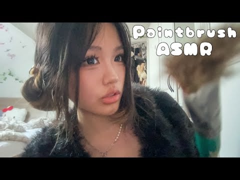 ASMR scratching you with a paintbrush | mic scratching 