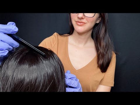 ASMR Scalp & Lice Check l Soft Spoken Medical Exam