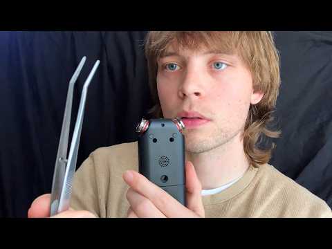 ASMR Ear Cleaning Dentist Exam | Plaque Removal