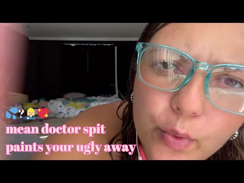 👩🏼‍⚕️mean doctor spit paints your ugly away!!💦 Spit Painting, Fast & Aggressive, Mouth Sounds