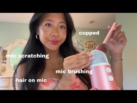 asmr mic triggers 𐙚⋆°. ᥫ᭡⋆