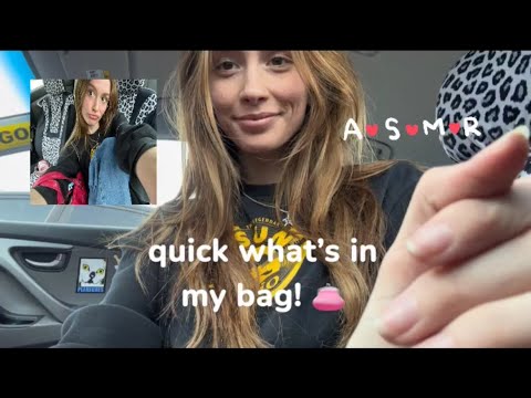 top 3 “what’s in my bag asmr” oat.