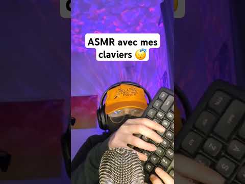 ASMR je te relaxe avec mes claviers 😴✨️ #asmrfortnite #asmrfrançais #detente #asmrcommunity