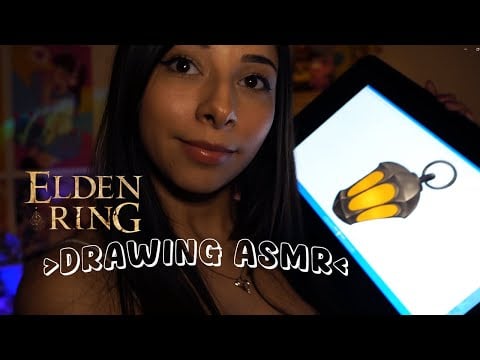 ASMR: Drawing the Elden Ring Lantern to Calm Your Mind