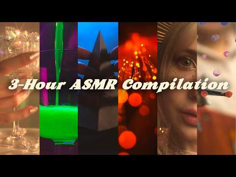 3-Hour Hypnotic ASMR Compilation (No Mid-Roll Ads) 🔮💫  (Layered Sounds, Visual Triggers)