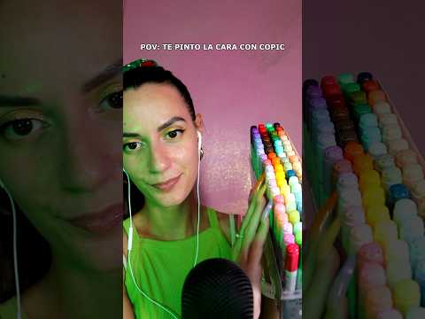 POV: Te pinto la cara con Copic! #asmr #shorts