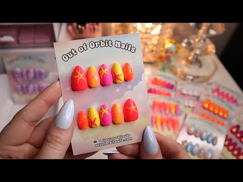 ASMR Summer Nail Collection Pt.1 Show & Tell 🐚🏖️