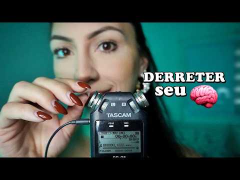 ASMR Intenso Nas Cápsulas do TASCAM (derretendo seu cérebro)