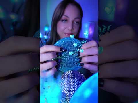 Beaded Coaster ASMR 🫠💙💤 #asmr #asmrsounds #asmrvideo