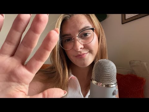 ASMR Slow Hypnotic Hand Movements While I Whisper Ramble 💬