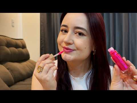 ASMR: MAQUIA E FOFOCA COM MAKES NOVAS 🎀
