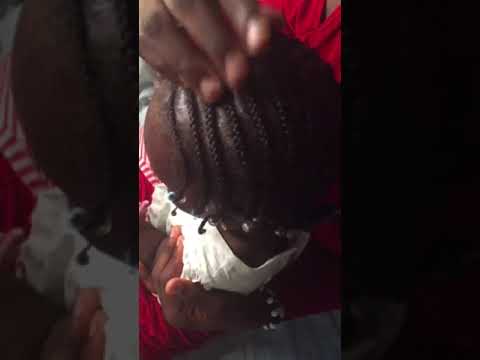 Asmr scratching my baby’s hair to sleep #asmr #dandruff #scratch
