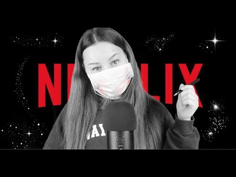 [ASMR] NETFLIX QUARANTIE ROLEPLAY🖤😷 | Ich empfehle dir meine liebsten SERIEN | ASMR Marlife