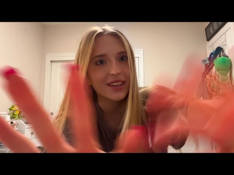 ASMR hand movements and rambling  (life update)