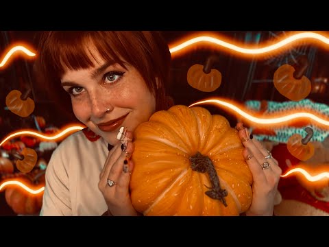🍁Autistic Fall ASMR | Rhythmic Tingles & Cozy Pumpkin Decor 🎃