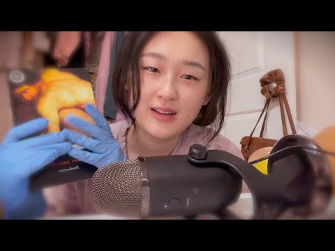 ASMR 🧤 inaudible whispers & latex glove sounds