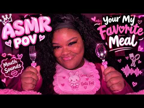 ASMR POV: You’re My Favorite Meal 🍽️😋 (Mouth Sounds & Eating Sounds)