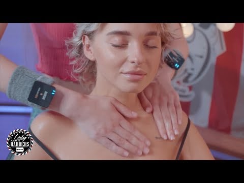 Plush Tranquility ASMR Massage by Barber Lady Sandra for Skinny Girls