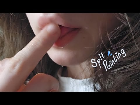 ASMR: Spit Painting Your Face 🫵🏻| No Talking,  Personal Attention | my favorite #asmr 