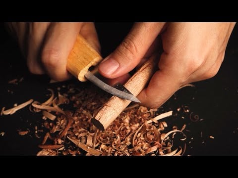 ASMR So Satisfying Wood Carving for Sleep 오늘은 우드카빙으로 잠들어볼깡