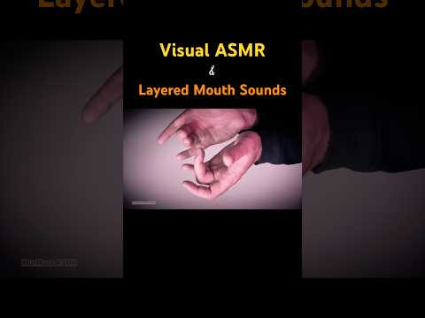 Hand Movements + layered Mouth Sounds #asmr #relaxing #stressrelief #deepsleep #mouthsounds #fypシ