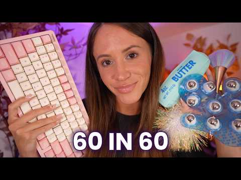 ASMR 60 Triggers in 60 Minutes 💤 For Deep Sleep