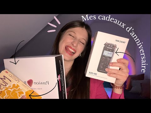 ASMR FR - MES CADEAUX D’ANNIVERSAIRE 💕