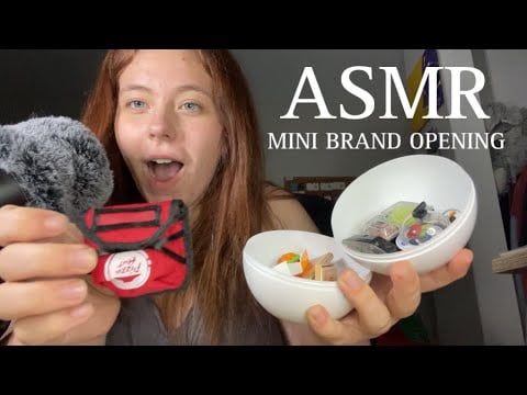 ASMR Opening foodie mini brands!!