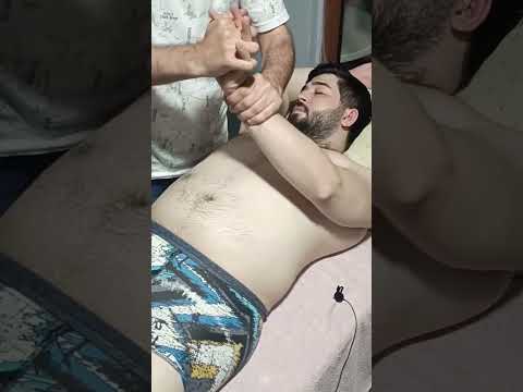 THE IDEAL TURKISH MASSAGE FOR CHEST, ARM AND ABDOMEN #satisfying #relaxing #asmr #shorts #massage