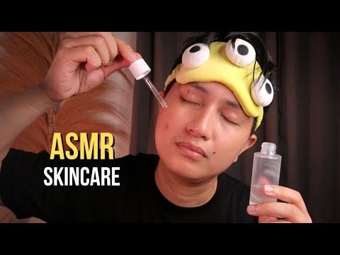 ASMR Night Skincare Routine 🌙 Relaxing Triggers for Sleep