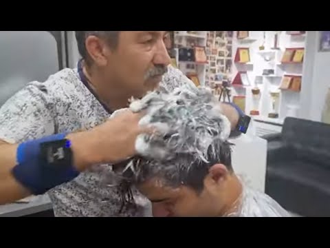 REAL BARBER SHOP EXPERIENCE! RELAXING TURKISH MASSAGE AND SKIN CARE